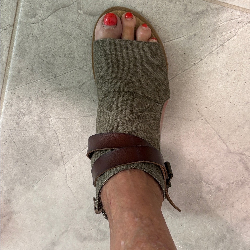 Blowfish grayish brown  and Brown Sandals